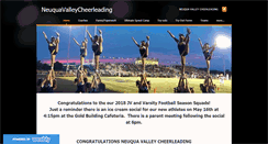 Desktop Screenshot of neuquacheerleading.com